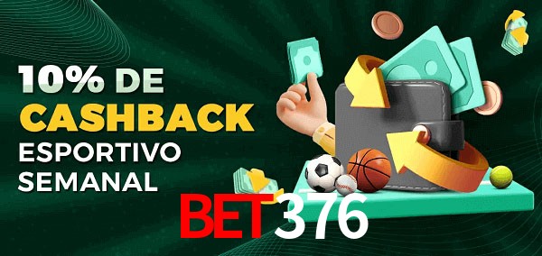10% de bônus de cashback na BET376